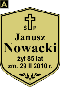 Tablice natrumienne Katolickie - wzór A